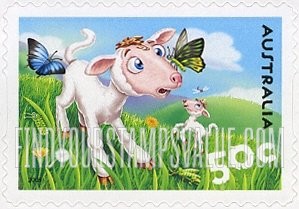 FindYourStampsValue: Down on the Farm: Lambs and insects
