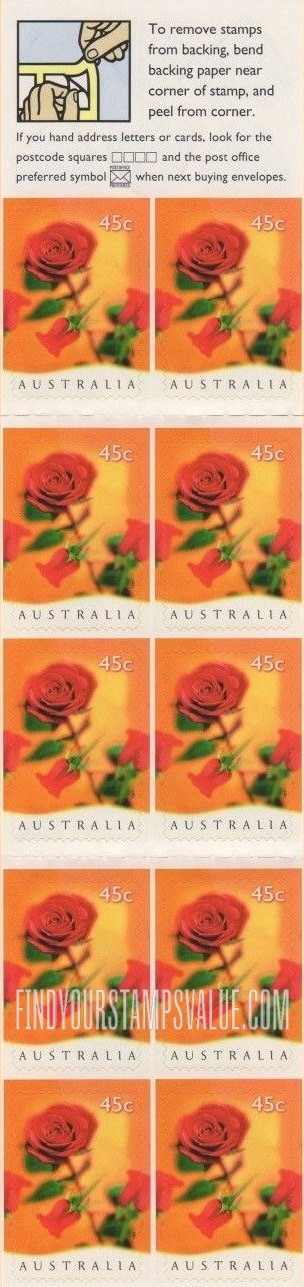 FindYourStampsValue: Greetings: Rose