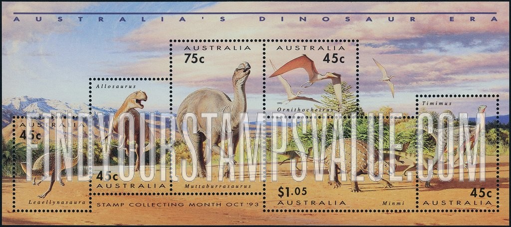 FindYourStampsValue: Dinosaurs