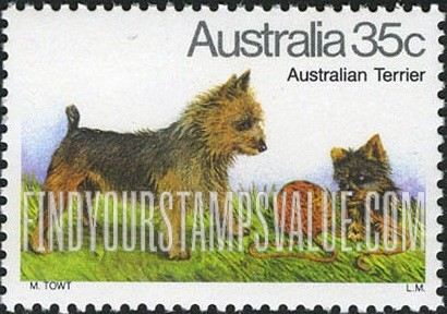 FindYourStampsValue: Australian terrier