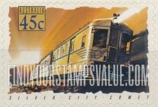 FindYourStampsValue: Trains: Silver City Comet