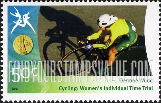 FindYourStampsValue: Medalists at Commonwealth Games: Oenone Wood