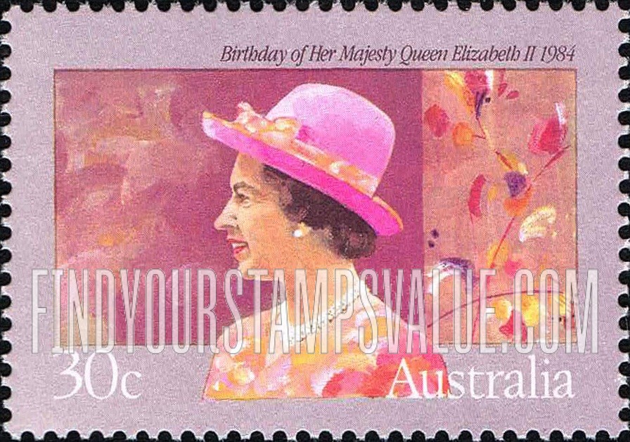 FindYourStampsValue: Queen Elizabeth II, 58th Birthday