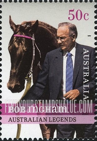 FindYourStampsValue: Horse Racing Personalities: Ingham with horse