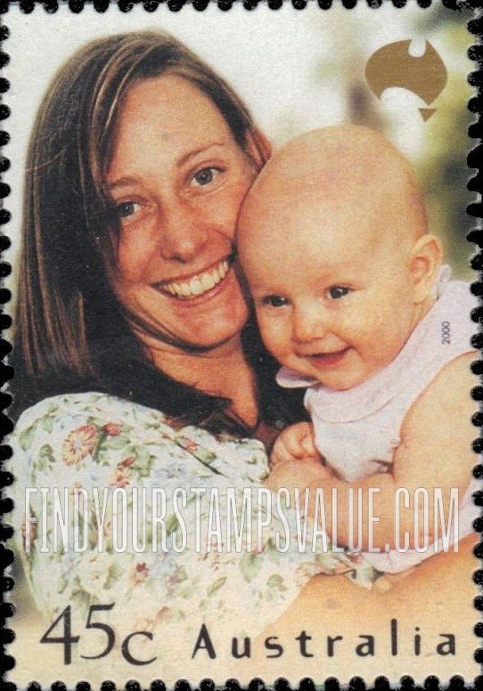 FindYourStampsValue: Faces of Australia: Peta and Samantha Nieuwerth, mother and daughter