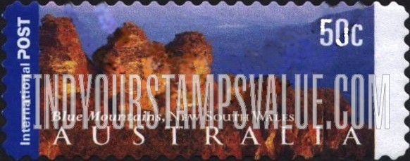 FindYourStampsValue: Tourist Attraction Type of 2000: Blue Mountains