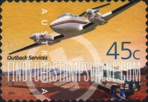 FindYourStampsValue: Outback Services: Royal flying Doctor Service