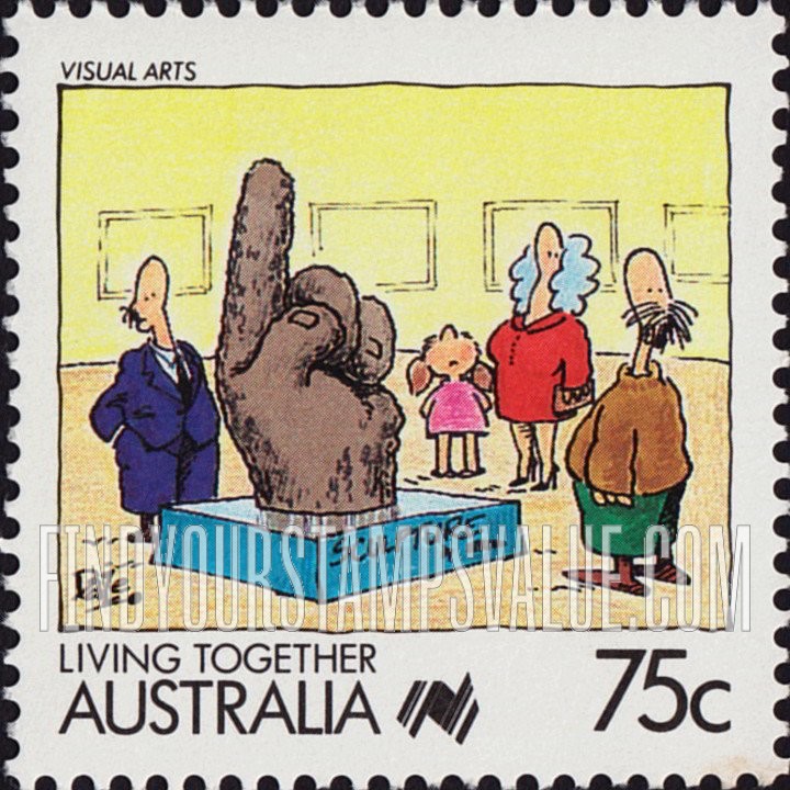 FindYourStampsValue: Living Together: Visual arts