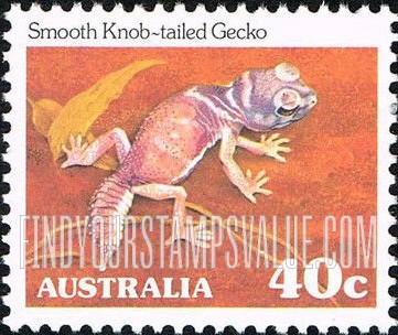 FindYourStampsValue: Smooth knob-tailed gecko