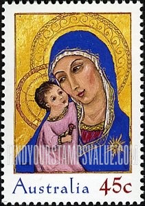 FindYourStampsValue: Christmas: Madonna and Child