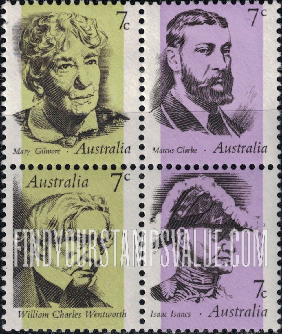FindYourStampsValue: Famous Australians