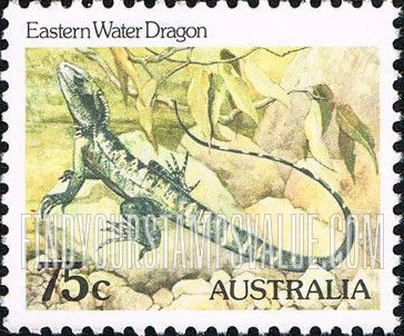 FindYourStampsValue: Eastern water dragon