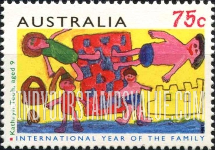 FindYourStampsValue: International Year of the Family: Kathryn Teoh