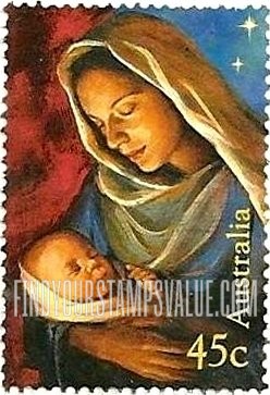 FindYourStampsValue: Christmas: Madonna and Child