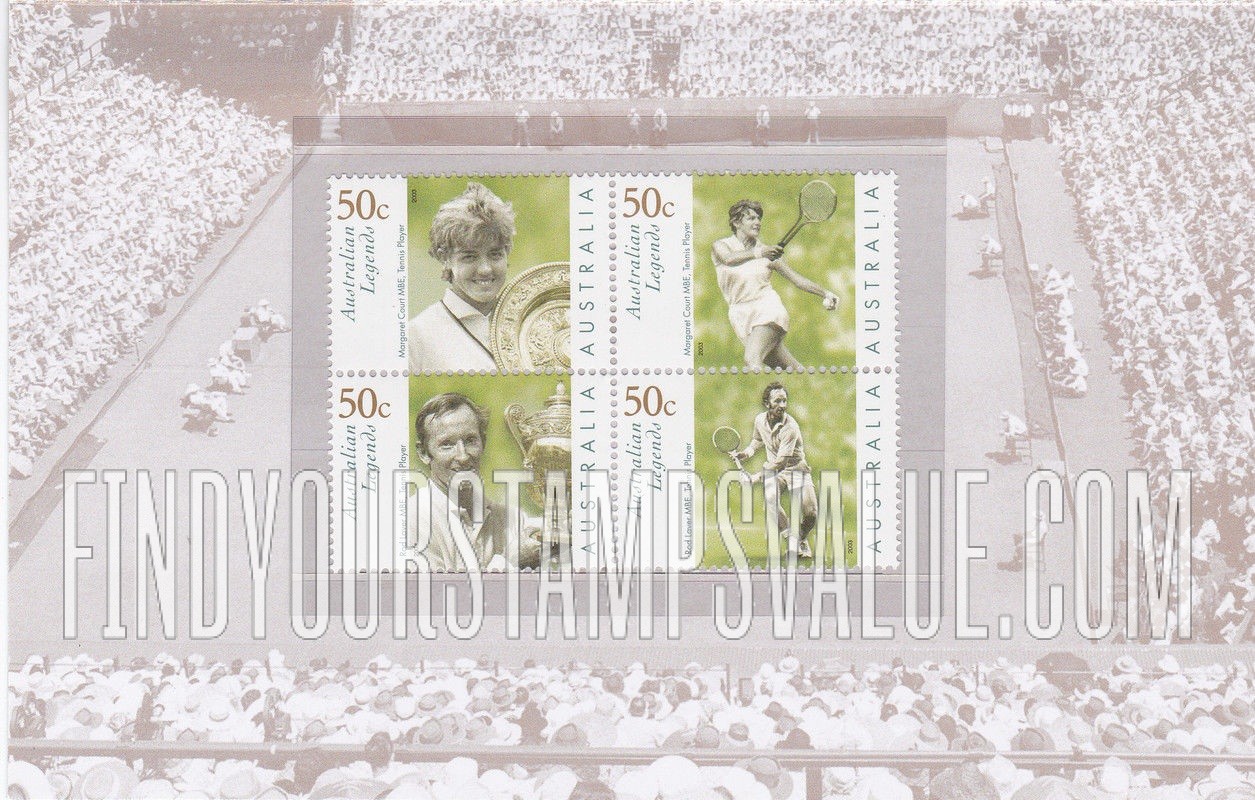 FindYourStampsValue: Australian Legends Type of 1997