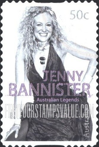 FindYourStampsValue: Australian Legends β Fashion Designers: Jenny Bannister