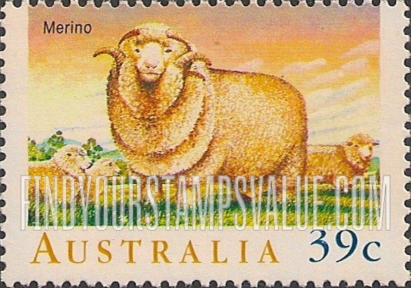 FindYourStampsValue: Sheep: Merino