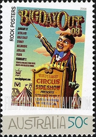 FindYourStampsValue: Rock Posters: Big Day Out Festival, 2003