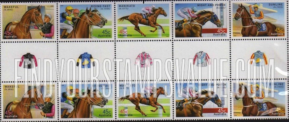 FindYourStampsValue: Race Horses