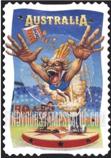 FindYourStampsValue: Circus Performers: Human cannonball