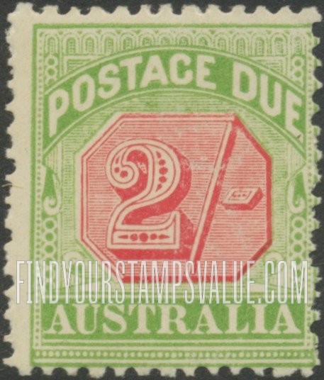 FindYourStampsValue: POSTAGE DUE - Numeral Value