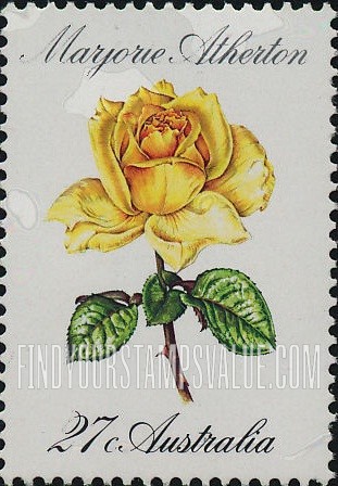 FindYourStampsValue: Roses: Marjorie Atherton