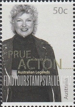 FindYourStampsValue: Australian Legends β Fashion Designers: Prue Acton