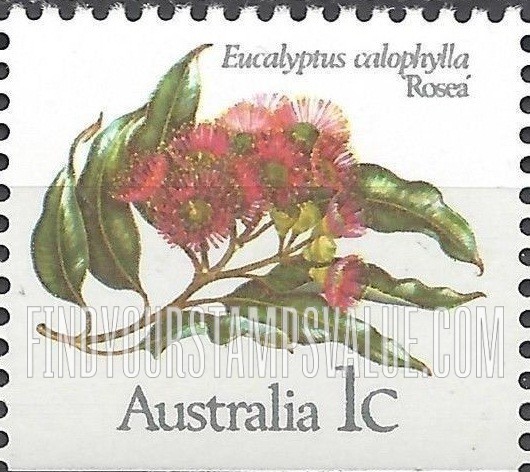 FindYourStampsValue: Various eucalypts (gum trees): Pink-flowered marri