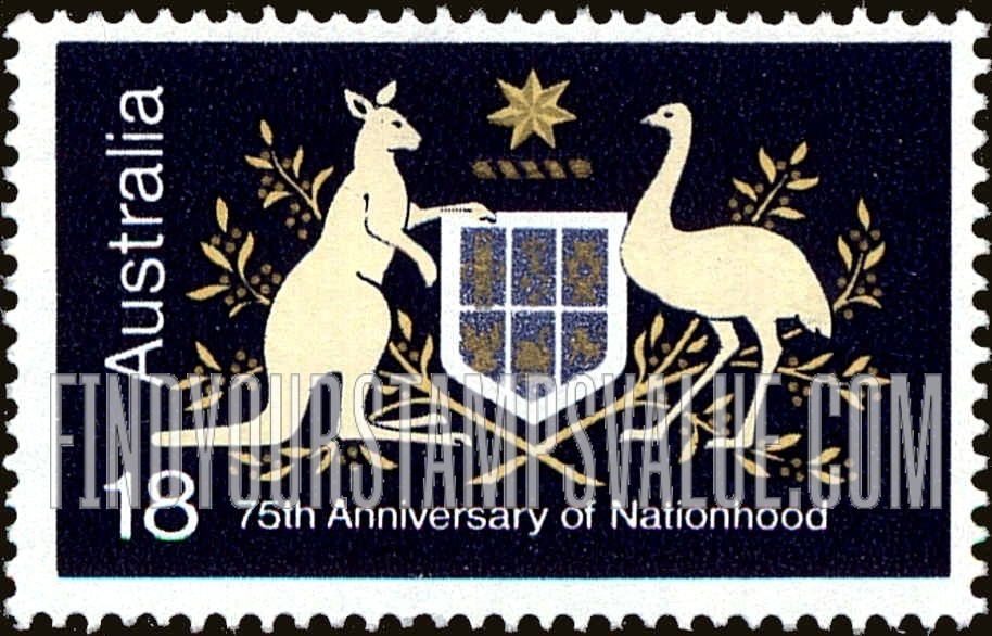 FindYourStampsValue: Australian Coat of Arms