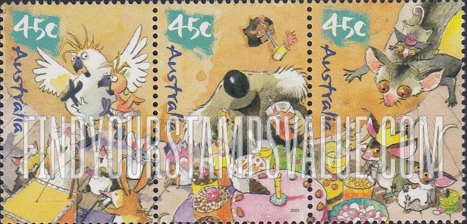 FindYourStampsValue: Caricatures of Australian Wildlife by Roland Harvey