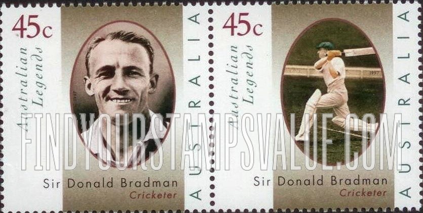 FindYourStampsValue: Sir Donald Bradman, Cricketer