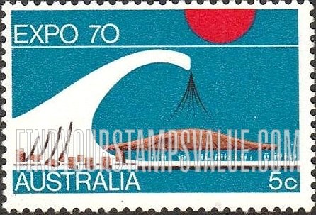 FindYourStampsValue: EXPO ’70 Australian Pavilion