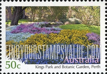 FindYourStampsValue: Botanical Gardens: Kings Park and Botanic Gardens, Perth