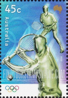 FindYourStampsValue: Olympic Sports: Tennis