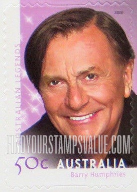 FindYourStampsValue: Barry Humphries