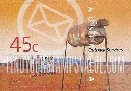 FindYourStampsValue: Outback Services: Postal service