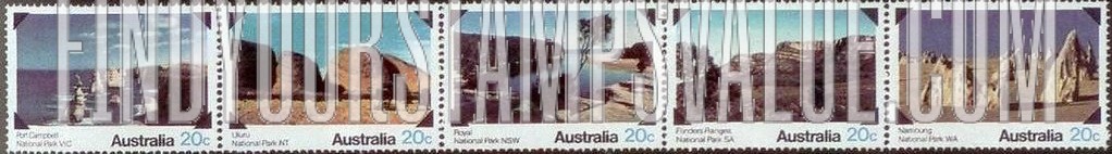 FindYourStampsValue: Australian National Parks