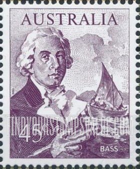 FindYourStampsValue: Early Navigators Type of 1963: George Bass, Whaleboat