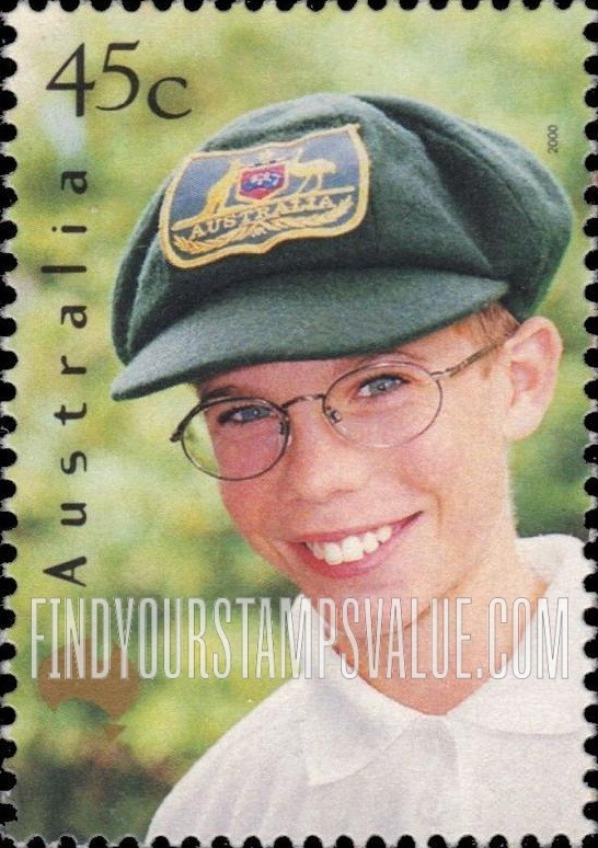 FindYourStampsValue: Faces of Australia: Kelsey Stubbin, with Australia cap