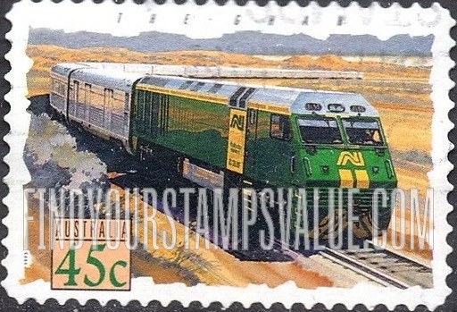 FindYourStampsValue: Trains: The Ghan