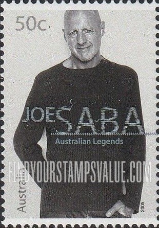 FindYourStampsValue: Australian Legends β Fashion Designers: Joe Saba