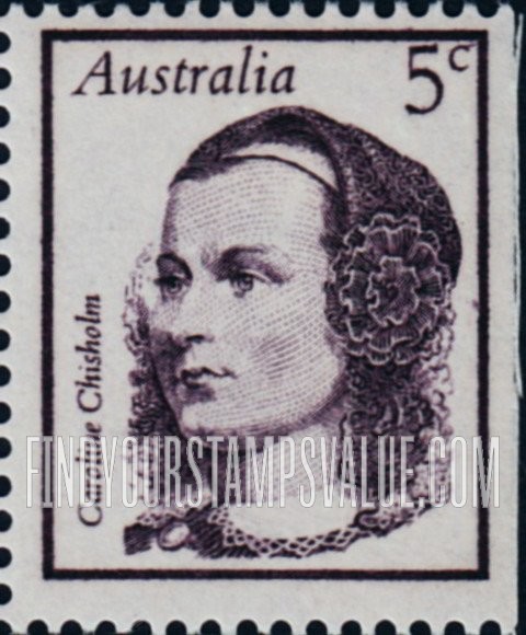 FindYourStampsValue: Famous Australians: Caroline Chisholm (1808-77), social worker, reformer