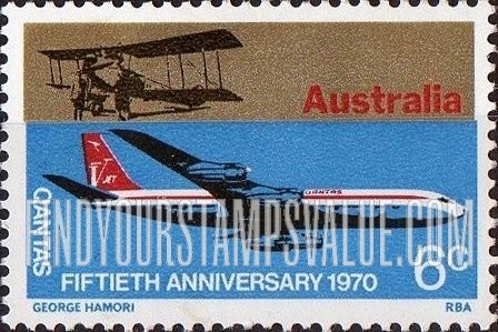 FindYourStampsValue: Qantas Boeing 707, and Avro 504