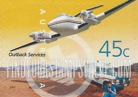 FindYourStampsValue: Outback Services: Royal flying Doctor Service