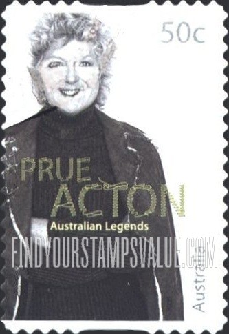 FindYourStampsValue: Australian Legends β Fashion Designers: Prue Acton