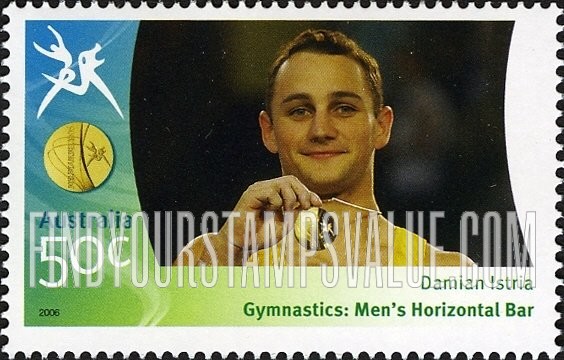 FindYourStampsValue: Medalists at Commonwealth Games: Damian Istria