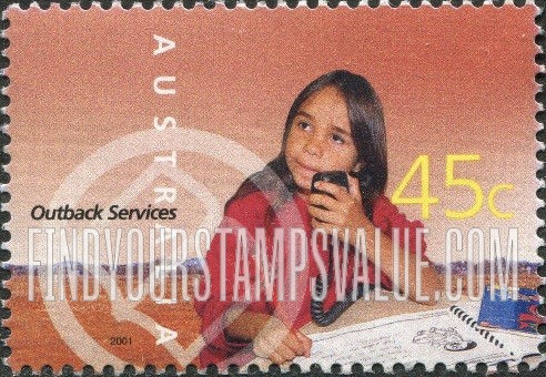 FindYourStampsValue: Outback Services: School of the Air