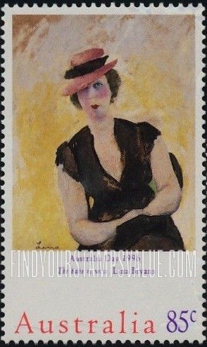 FindYourStampsValue: Australia Day Type of 1994: The Babe is Wise, by Lina Bryans, vertical