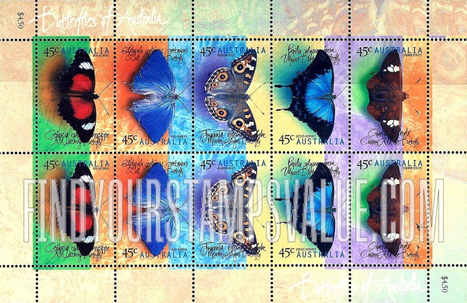 FindYourStampsValue: Butterflies