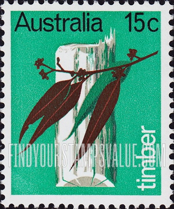 FindYourStampsValue: Eucalyptus (timber)